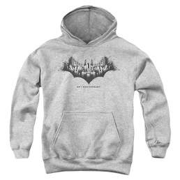 Dc Batman Gotham Shield - Youth Hoodie Youth Hoodie (Ages 8-12) Batman   