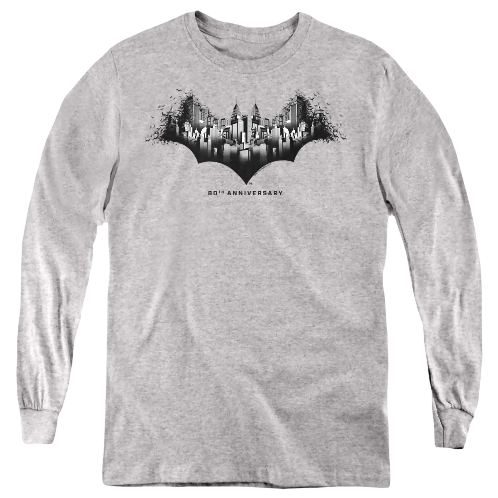 Dc Batman Gotham Shield - Youth Long Sleeve T-Shirt Youth Long Sleeve T-Shirt Batman   