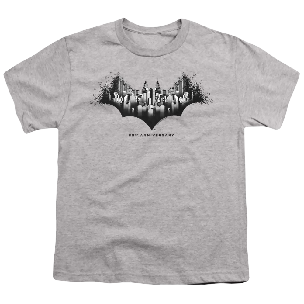 Dc Batman Gotham Shield - Youth T-Shirt Youth T-Shirt (Ages 8-12) Batman   