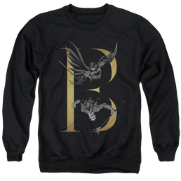 Dc Batman B - Men's Crewneck Sweatshirt Men's Crewneck Sweatshirt Batman   