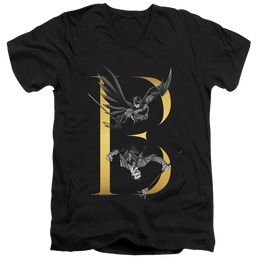 Dc Batman B - Men's V-Neck T-Shirt Men's V-Neck T-Shirt Batman   