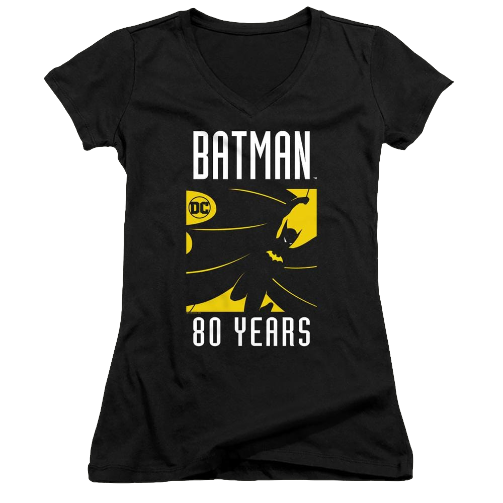 Dc Batman Silhouette - Juniors V-Neck T-Shirt Juniors V-Neck T-Shirt Batman   