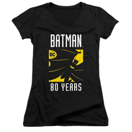 Dc Batman Silhouette - Juniors V-Neck T-Shirt Juniors V-Neck T-Shirt Batman   