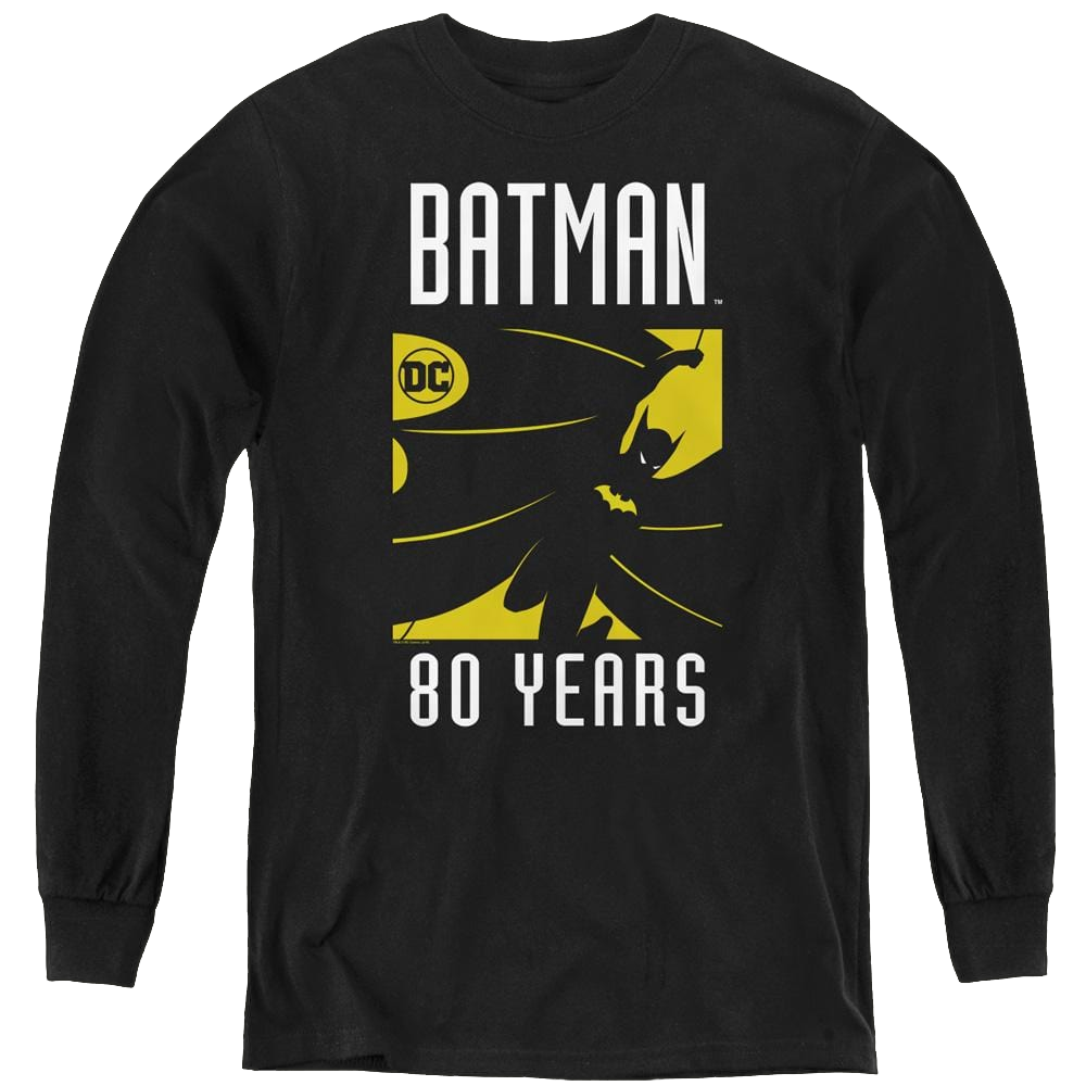 Dc Batman Silhouette - Youth Long Sleeve T-Shirt Youth Long Sleeve T-Shirt Batman   