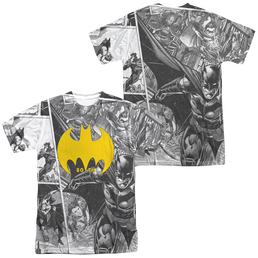 DC Batman Collage (Front/Back Print) - Men's All-Over Print T-Shirt Men's All-Over Print T-Shirt Batman   