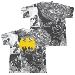 DC Batman Collage (Front/Back Print) - Youth All-Over Print T-Shirt Youth All-Over Print T-Shirt (Ages 8-12) Batman   
