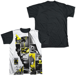 DC Batman 80Th Panels - Men's Black Back T-Shirt Men's Black Back T-Shirt Batman   
