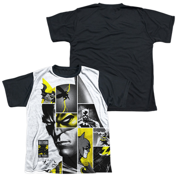 DC Batman 80Th Panels - Youth Black Back T-Shirt Youth Black Back T-Shirt (Ages 8-12) Batman   