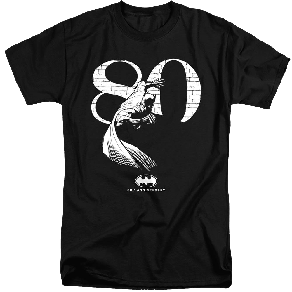 Dc Batman 80 Wall - Men's Tall Fit T-Shirt Men's Tall Fit T-Shirt Batman   