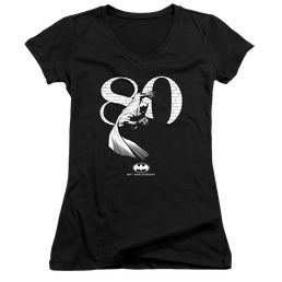 Dc Batman 80 Wall - Juniors V-Neck T-Shirt Juniors V-Neck T-Shirt Batman   
