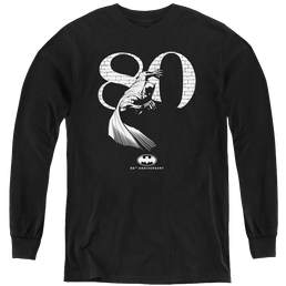 Dc Batman 80 Wall - Youth Long Sleeve T-Shirt Youth Long Sleeve T-Shirt Batman   