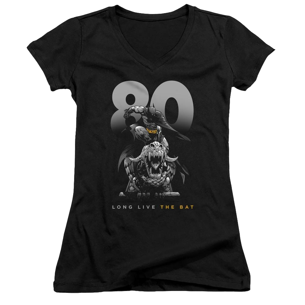 Dc Batman Big 80 - Juniors V-Neck T-Shirt Juniors V-Neck T-Shirt Batman   
