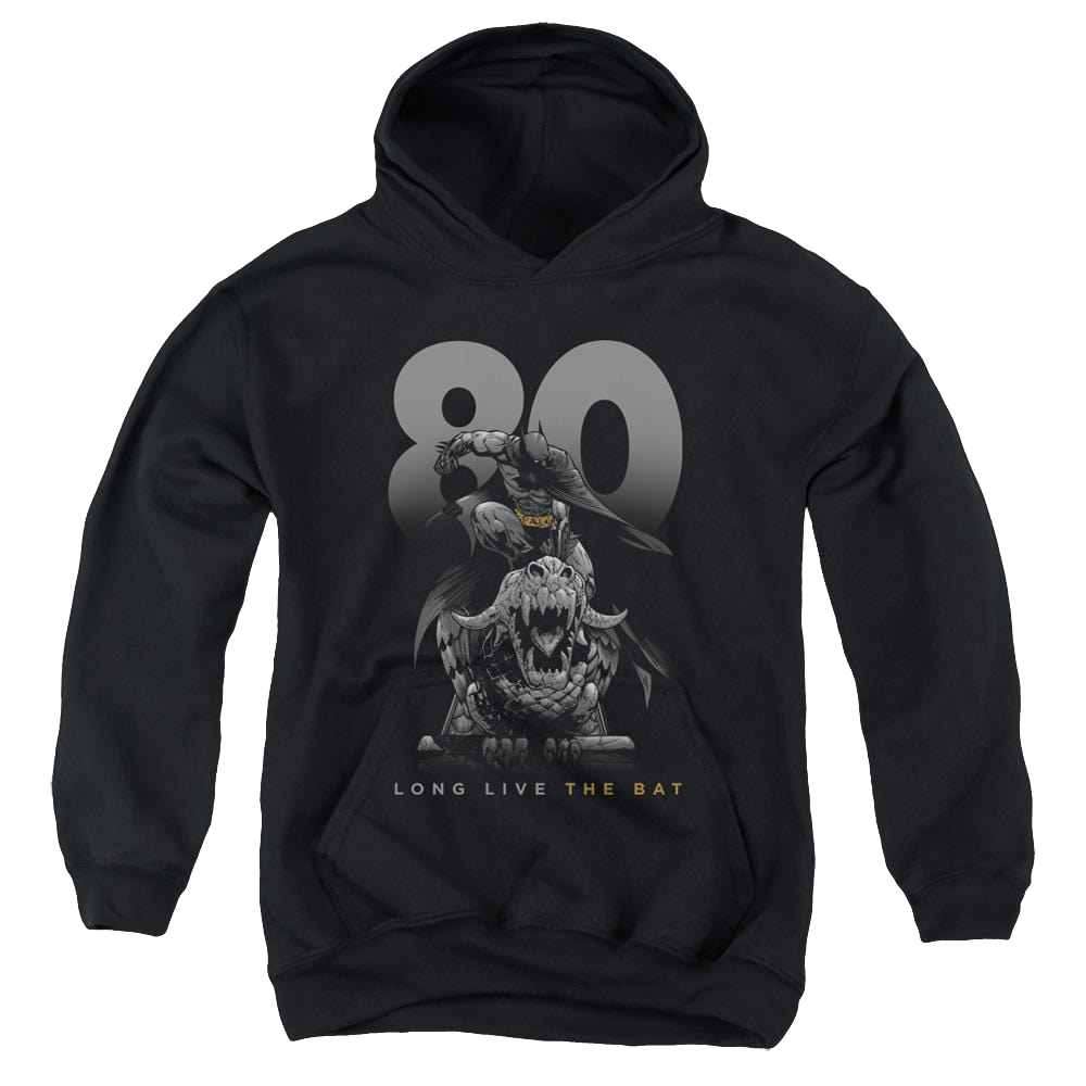 Dc Batman Big 80 - Youth Hoodie Youth Hoodie (Ages 8-12) Batman   