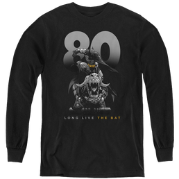 Dc Batman Big 80 - Youth Long Sleeve T-Shirt Youth Long Sleeve T-Shirt Batman   