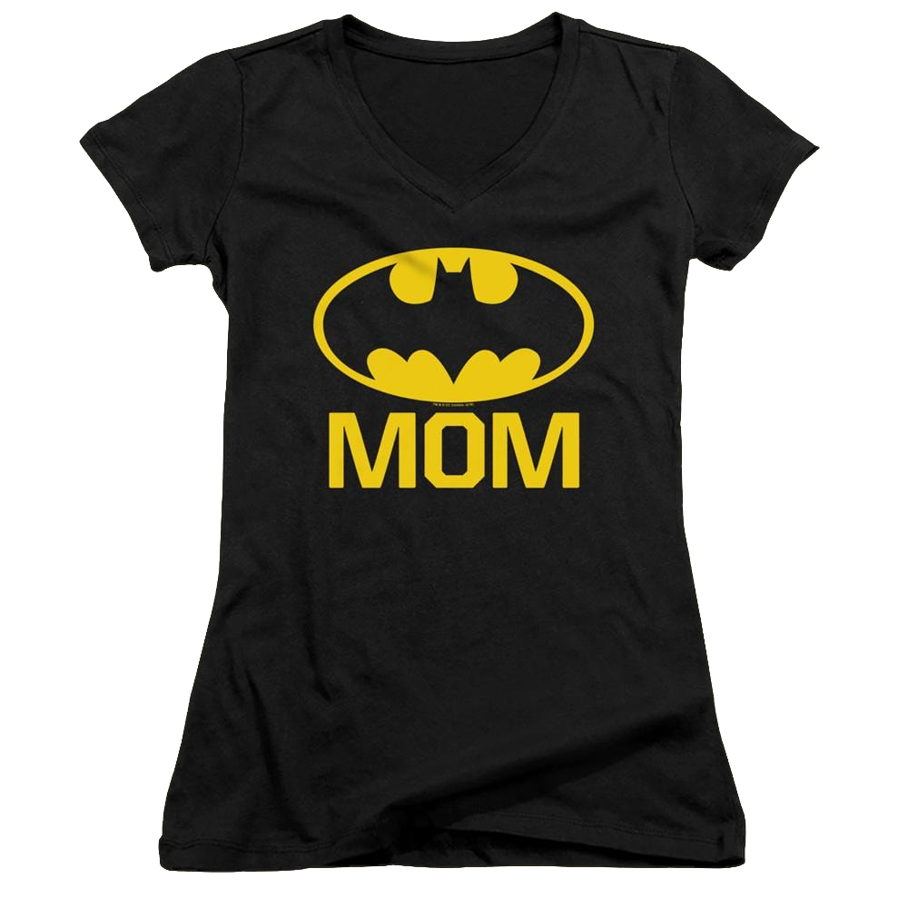 Dc Batman Bat Mom - Juniors V-Neck T-Shirt Juniors V-Neck T-Shirt Batman   