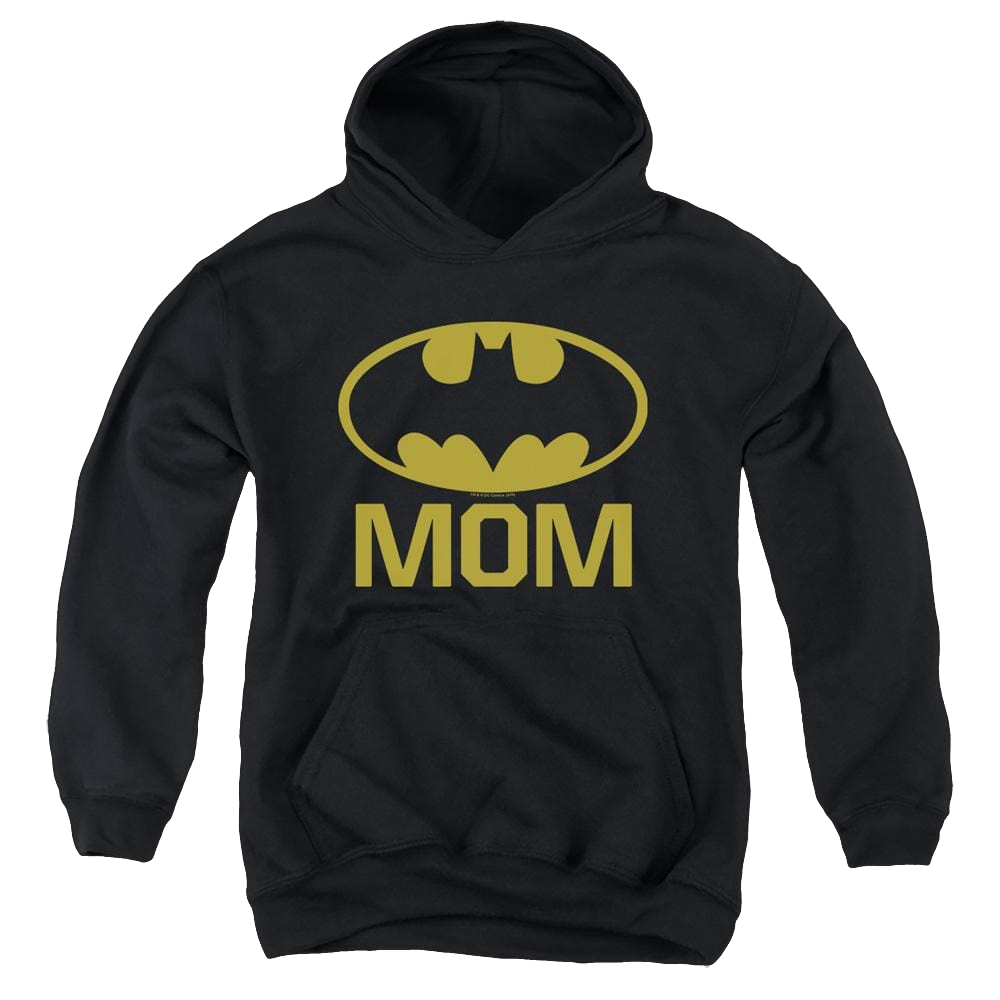 Dc Batman Bat Mom - Youth Hoodie Youth Hoodie (Ages 8-12) Batman   