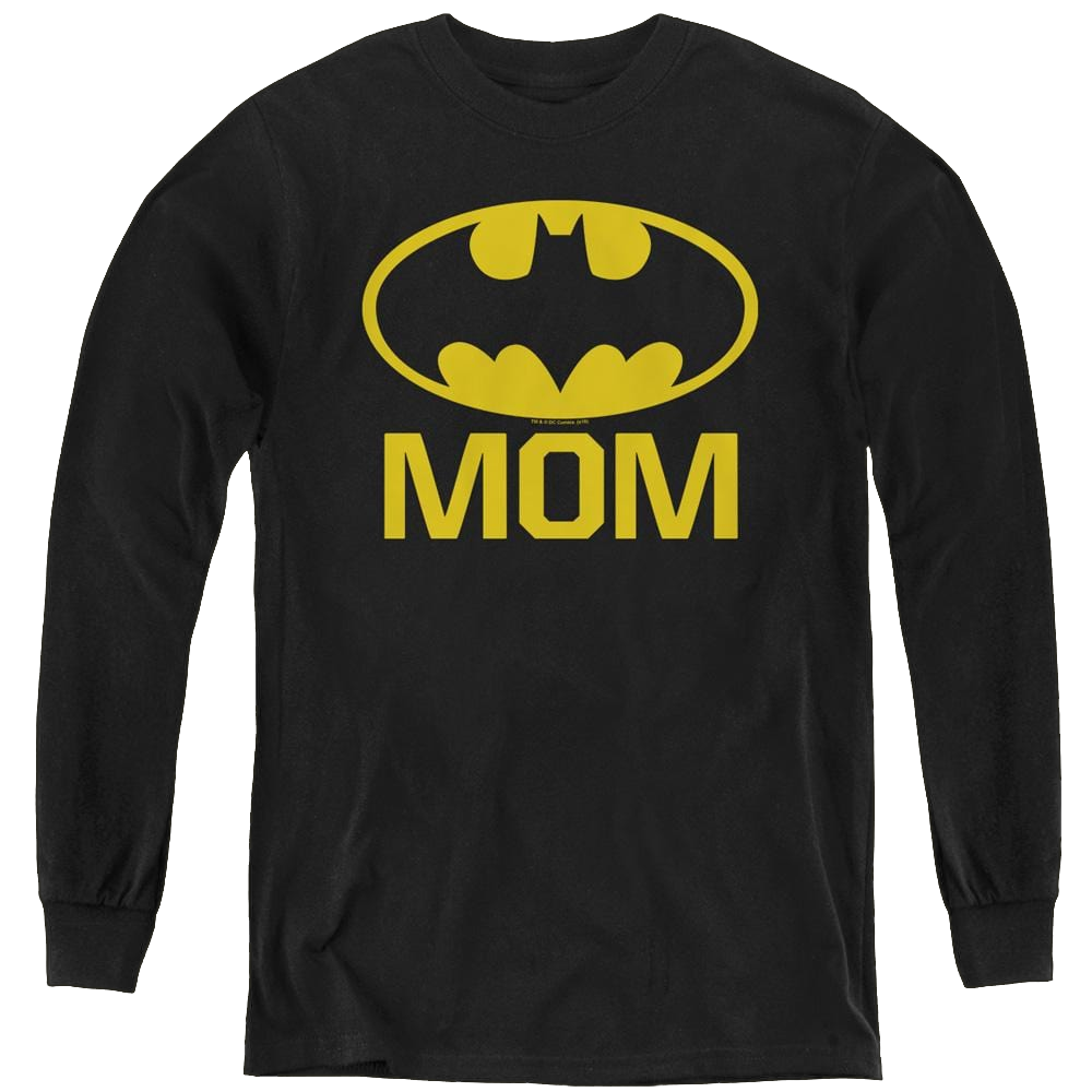 Dc Batman Bat Mom - Youth Long Sleeve T-Shirt Youth Long Sleeve T-Shirt Batman   