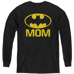 Dc Batman Bat Mom - Youth Long Sleeve T-Shirt Youth Long Sleeve T-Shirt Batman   