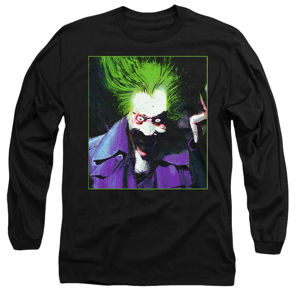 Joker, The Arkham Asylum Joker - Men's Long Sleeve T-Shirt Men's Long Sleeve T-Shirt Joker   