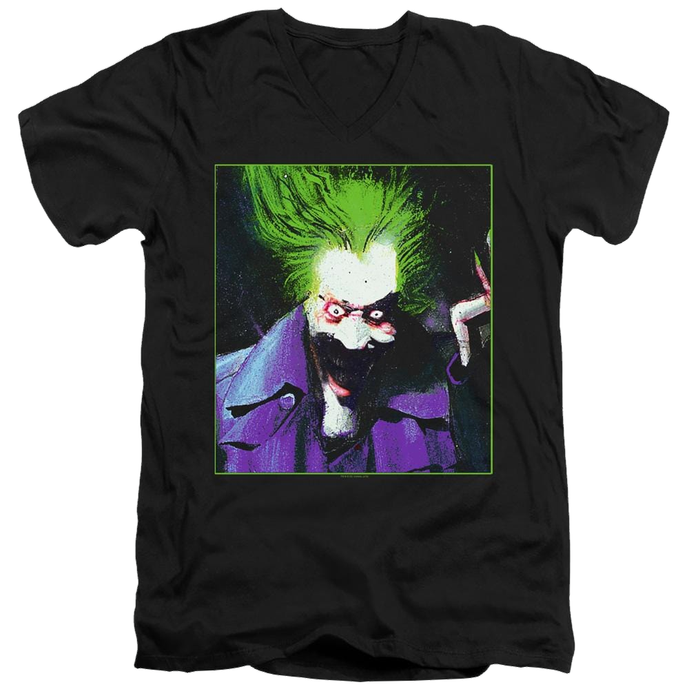 Joker, The Arkham Asylum Joker - Men's V-Neck T-Shirt Men's V-Neck T-Shirt Joker   