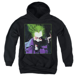 Joker, The Arkham Asylum Joker - Youth Hoodie Youth Hoodie (Ages 8-12) Joker   