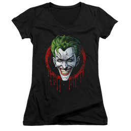 Joker, The Joker Drip - Juniors V-Neck T-Shirt Juniors V-Neck T-Shirt Joker   