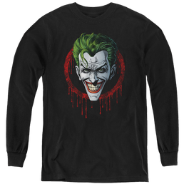 Joker, The Joker Drip - Youth Long Sleeve T-Shirt Youth Long Sleeve T-Shirt Joker   