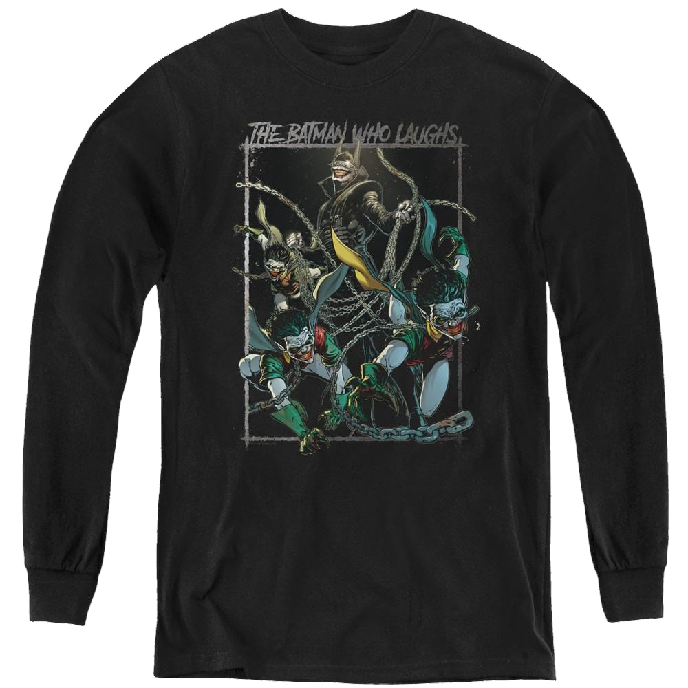 Joker, The Batman Who Laughs - Youth Long Sleeve T-Shirt Youth Long Sleeve T-Shirt Joker   