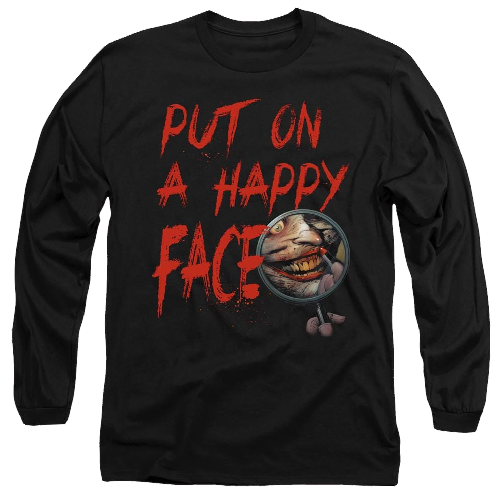 Joker, The Happy Face - Men's Long Sleeve T-Shirt Men's Long Sleeve T-Shirt Joker   
