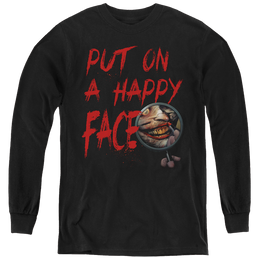 Joker, The Happy Face - Youth Long Sleeve T-Shirt Youth Long Sleeve T-Shirt Joker   