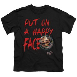 Joker, The Happy Face - Youth T-Shirt Youth T-Shirt (Ages 8-12) Joker   