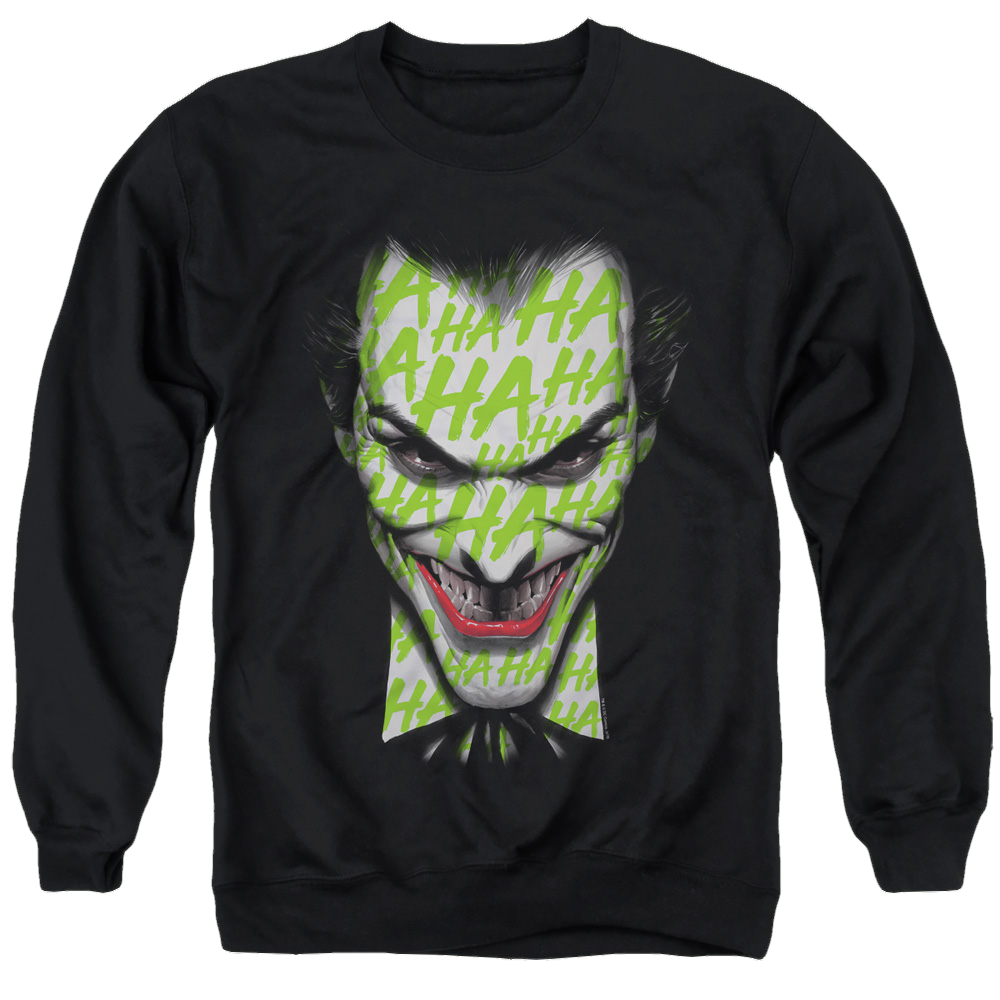Joker, The Ha Ha Smile - Men's Crewneck Sweatshirt Men's Crewneck Sweatshirt Joker   