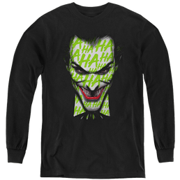Joker, The Ha Ha Smile - Youth Long Sleeve T-Shirt Youth Long Sleeve T-Shirt Joker   