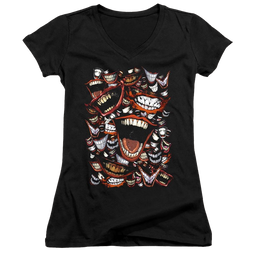 Joker, The Famous Wretch - Juniors V-Neck T-Shirt Juniors V-Neck T-Shirt Joker   