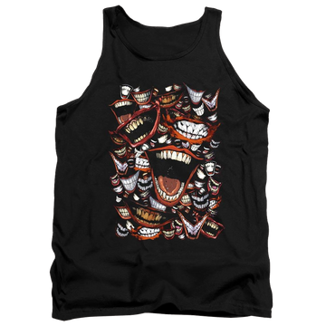 Black men's tank with Joker Famous Wretch graphic