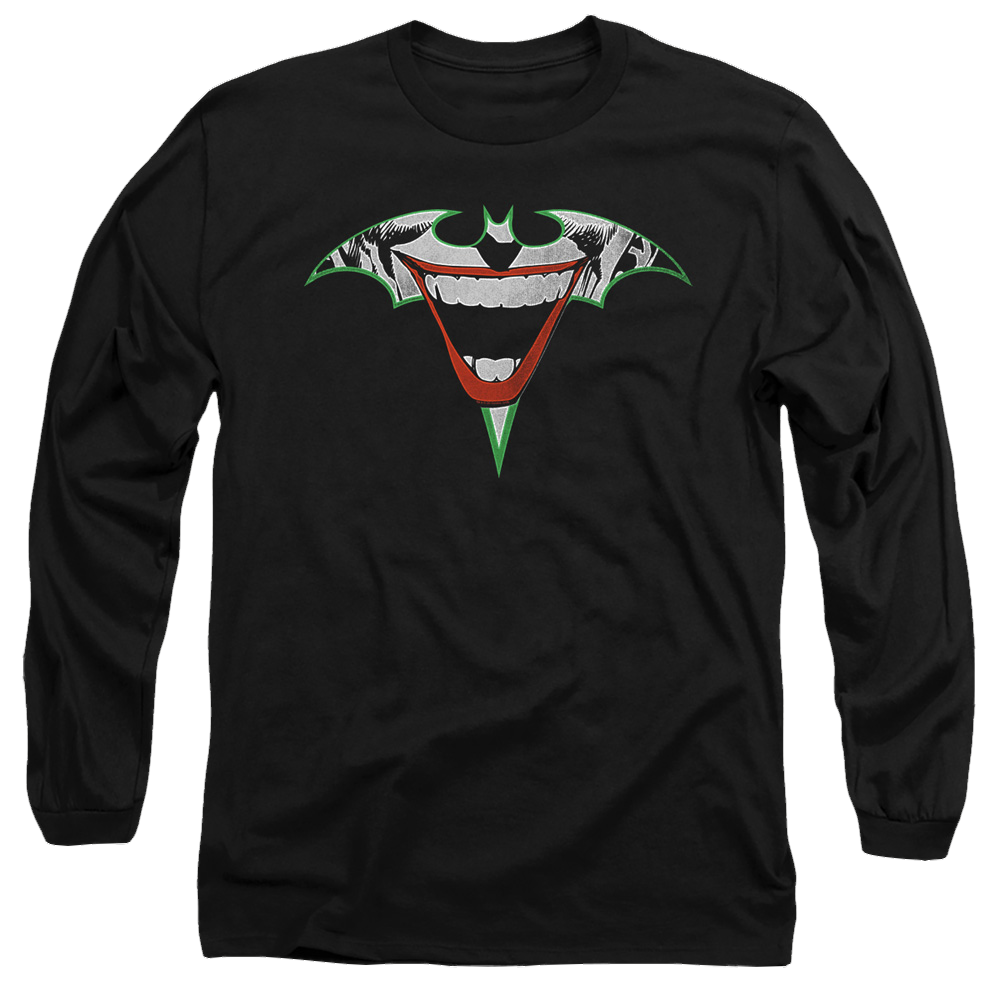 Joker, The Joker Bat Logo - Men's Long Sleeve T-Shirt Men's Long Sleeve T-Shirt Joker   