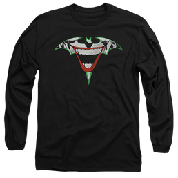 Joker, The Joker Bat Logo - Men's Long Sleeve T-Shirt Men's Long Sleeve T-Shirt Joker   
