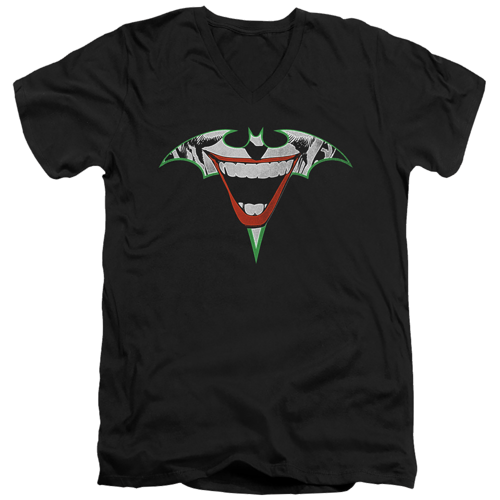 Joker, The Joker Bat Logo - Men's V-Neck T-Shirt Men's V-Neck T-Shirt Joker   