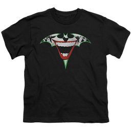 Joker, The Joker Bat Logo - Youth T-Shirt Youth T-Shirt (Ages 8-12) Joker   