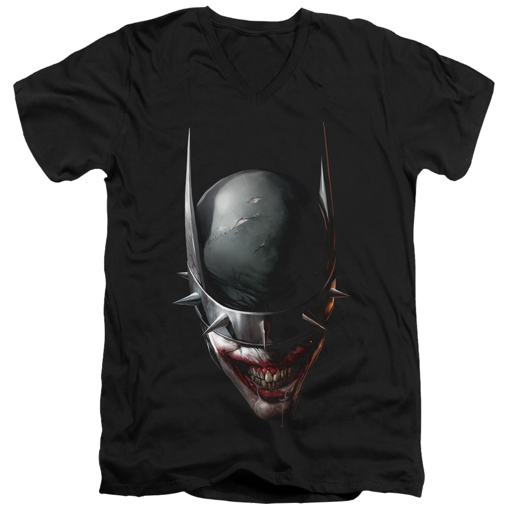 Joker, The Batman Who Laughs Head - Men's V-Neck T-Shirt Men's V-Neck T-Shirt Joker   