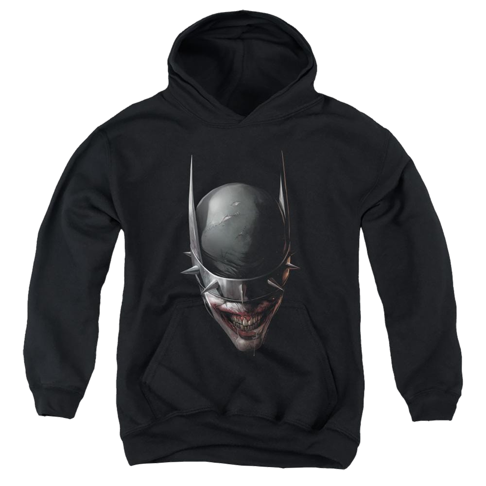 Joker, The Batman Who Laughs Head - Youth Hoodie Youth Hoodie (Ages 8-12) Joker   