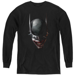 Joker, The Batman Who Laughs Head - Youth Long Sleeve T-Shirt Youth Long Sleeve T-Shirt Joker   