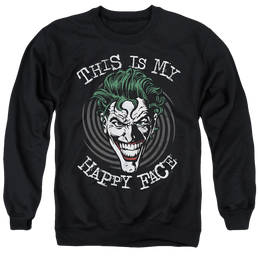 Joker, The Maniacal Spiral - Men's Crewneck Sweatshirt Men's Crewneck Sweatshirt Joker   