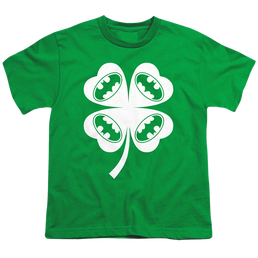 Batman Bat Clover - Youth T-Shirt Youth T-Shirt (Ages 8-12) Batman   