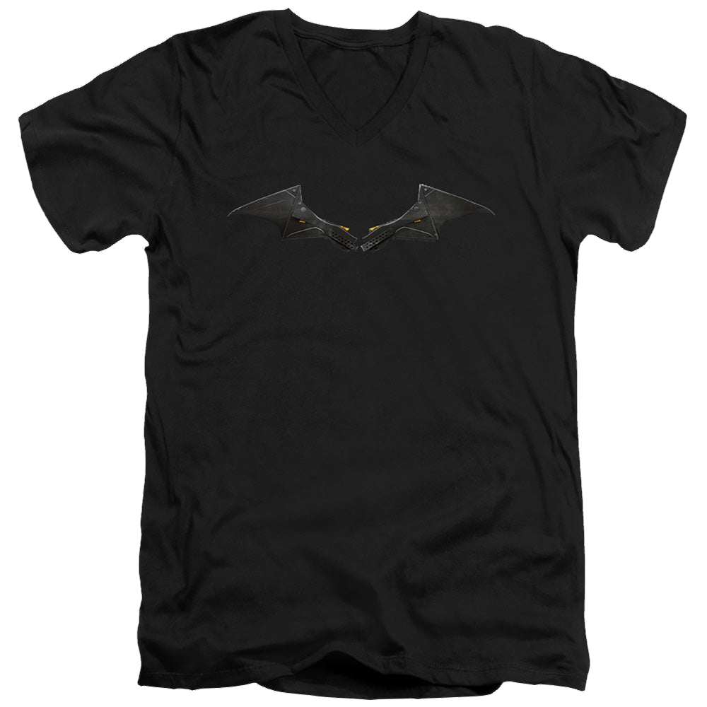 The Batman (2022) Chest Logo - Men's V-Neck T-Shirt Men's V-Neck T-Shirt Batman   