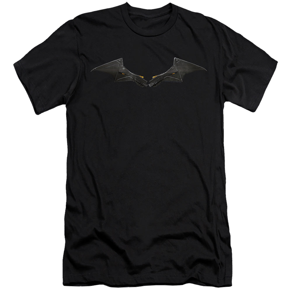 The Batman (2022) Chest Logo - Men's Premium Slim Fit T-Shirt Men's Premium Slim Fit T-Shirt Batman   