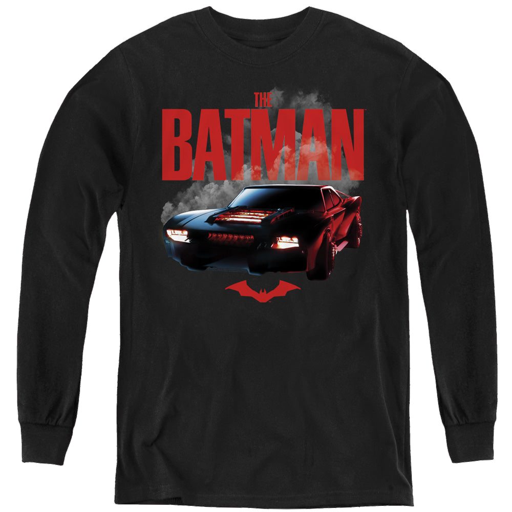 The Batman (2022) Batmobile - Youth Long Sleeve T-Shirt Youth Long Sleeve T-Shirt Batman   