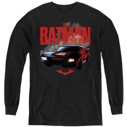 The Batman (2022) Batmobile - Youth Long Sleeve T-Shirt Youth Long Sleeve T-Shirt Batman   