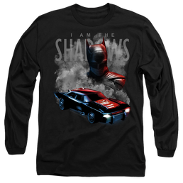 The Batman (2022) Batman And Batmobile - Men's Long Sleeve T-Shirt Men's Long Sleeve T-Shirt Batman   