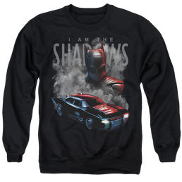 The Batman (2022) Batman And Batmobile - Men's Crewneck Sweatshirt Men's Crewneck Sweatshirt Batman   